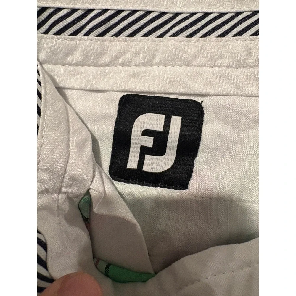 FootJoy‎ Golf Shorts Plaid Flat Front Casual Lightweight Size 34
